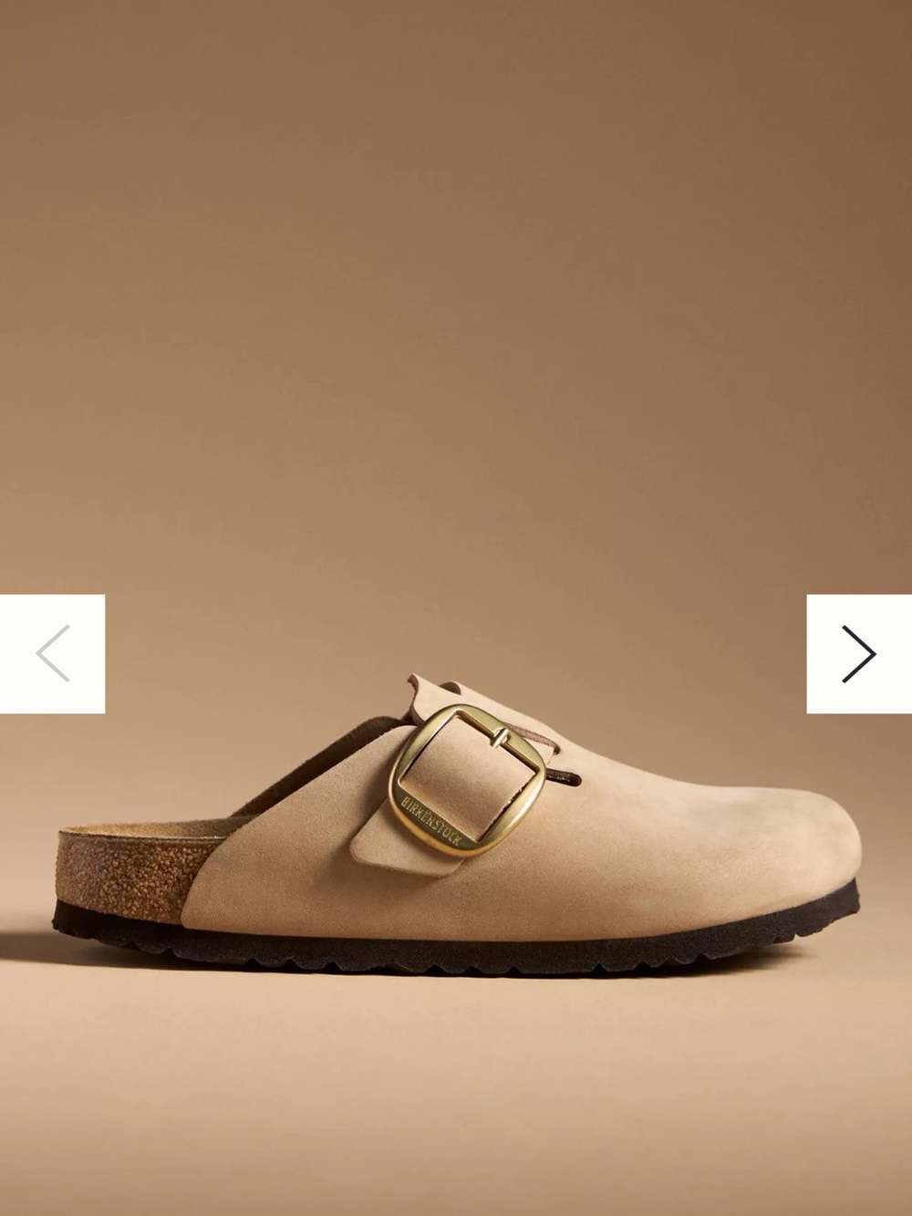 Birkenstock Boston with large buckle